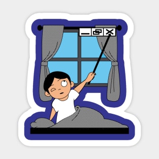 Close de window Sticker